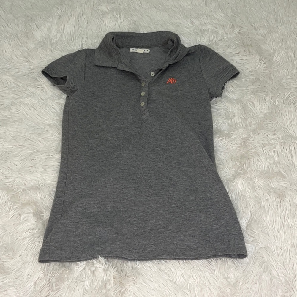 Aeropostale Grey polo button down